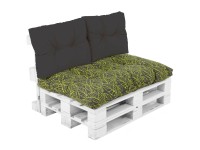 Poduszki paletowe na oparcie antracyt - 2 szt.