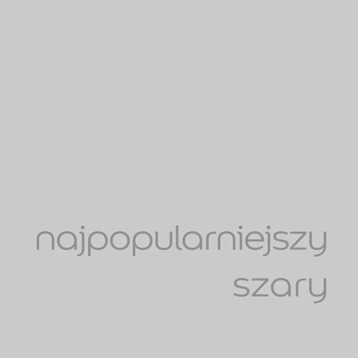 Próbka koloru farby do ścian t.b.t. w odcieniu szarym.