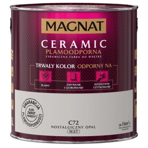 Puszka z farbą Magnat Ceramic C72 Nostalgiczny Opal, matowa farba do ścian.