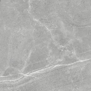 Szara płytka podłogowa z efektem marmuru, idealna do nowoczesnych wnętrz.