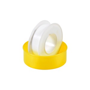 Taśma uszczelniająca t.b.t. w żółtym pojemniku. Miękkie uszczelnienie do hydrauliki.