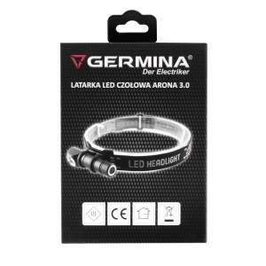 Germina Latarka LED czołowa 2w1 ARONA 3.0 5500K 120lm