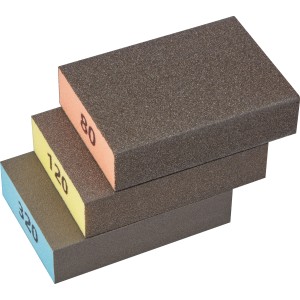 LUX-TOOLS Zestaw gąbek szlifierskich - 6 szt.