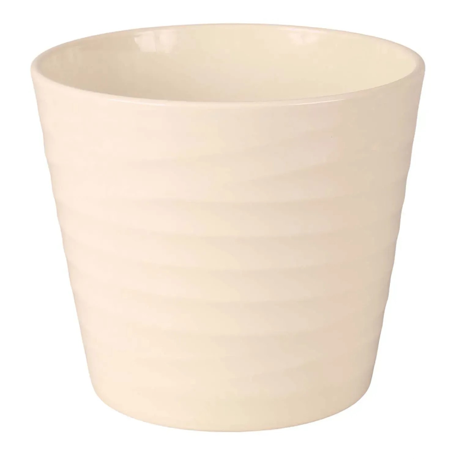 Osłonka ceramiczna kremowa - 36 cm