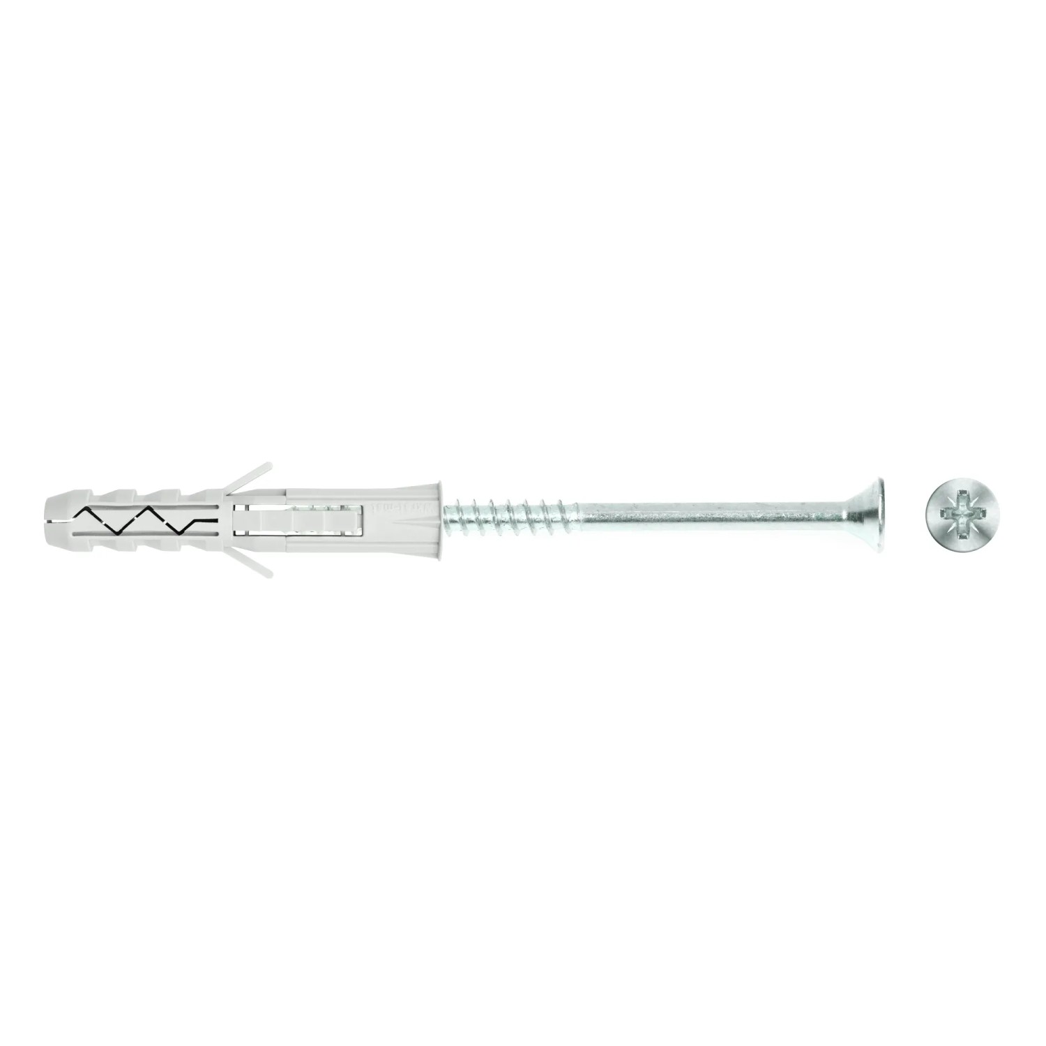 Wkręt-met Kołek rozporowy z łbem stożkowym 8 mm x 60 mm