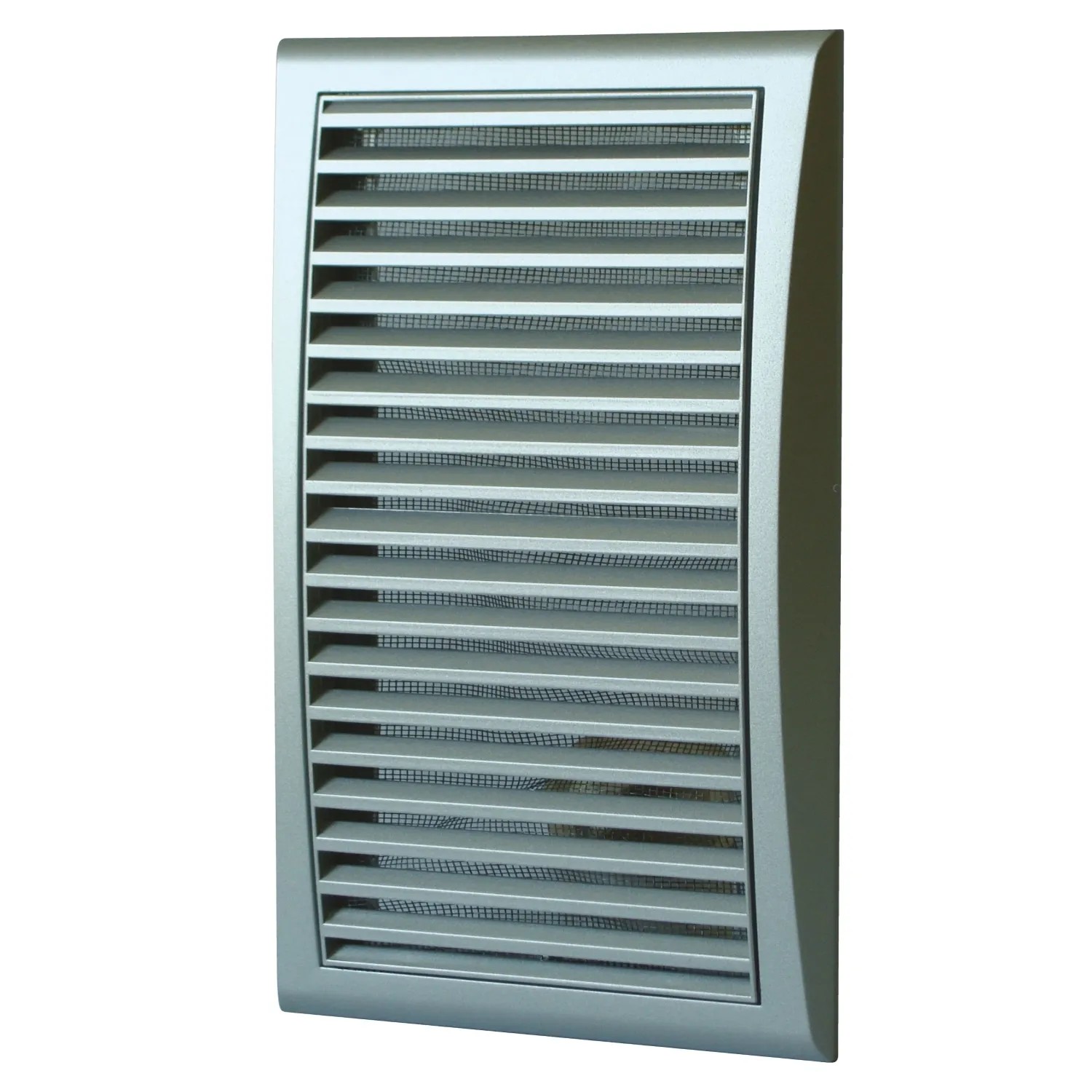 Vents Kratka wentylacyjna z siatką 193x188 mm regulowana srebrna