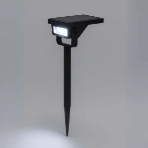 Eko-Light Lampka solarna POINT 0,15W 8000K 70lm IP44 wys. 35,5cm czarna