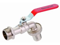 Armatura Kraków Zawór kulowy czerpalny ze złączką, dźwignią i dławikiem 1/2