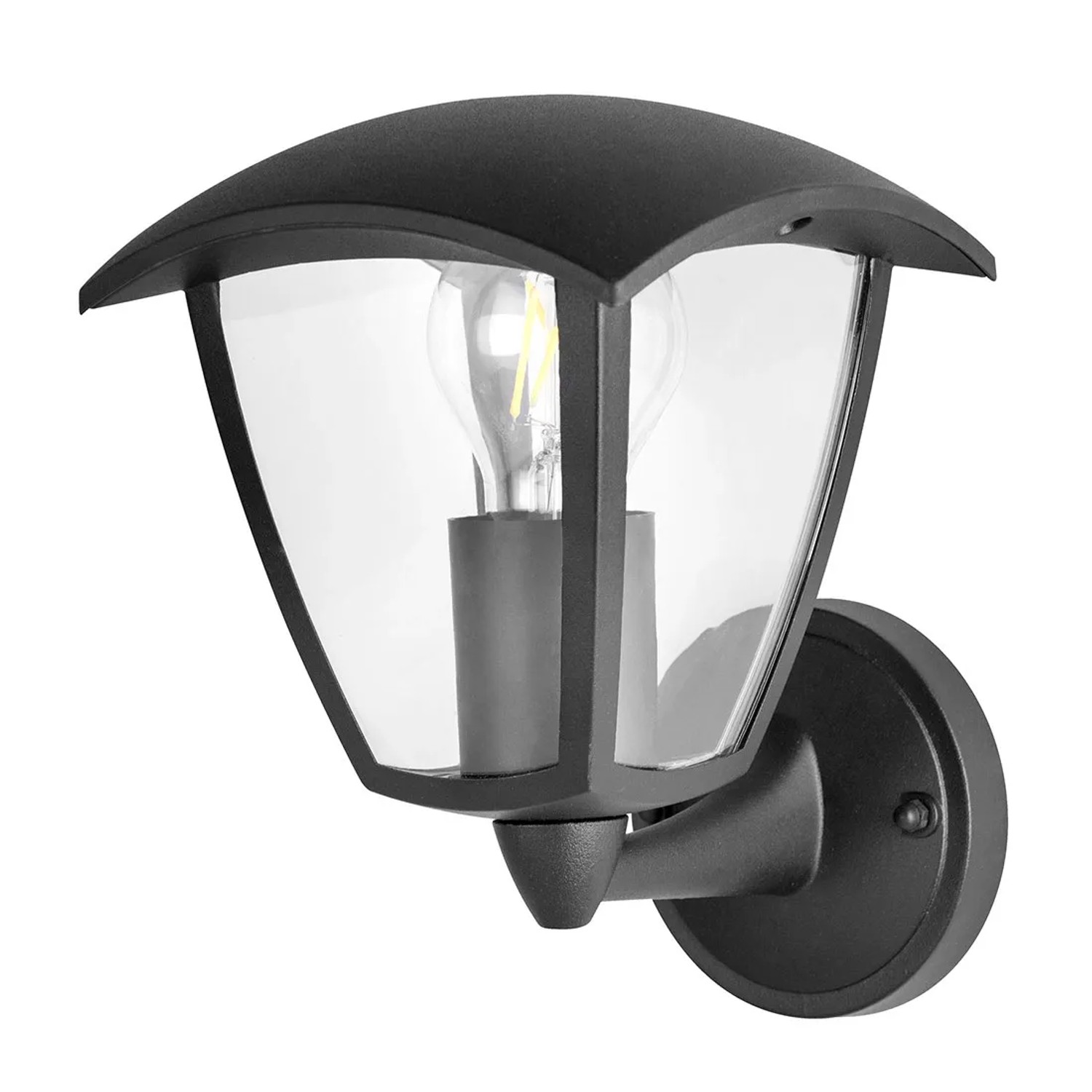 Kinkiet ogrodowy górny IGMA 1xE27 12W czarny