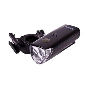 Lampka rowerowa przednia czarna 1 Led