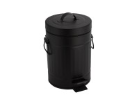 BALIV Kosz łazienkowy Retro czarny 3l