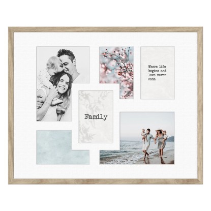 Galeria Kyoto White 40 x 50 cm biel-drewno