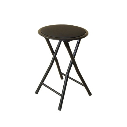 Dajar Taboret składany PVC 30 cm x 30 cm x 45 cm czarny