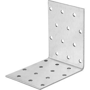 Ocynkowany kątownik 60x60x60 mm do konstrukcji drewnianych.