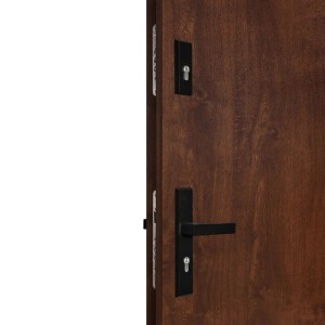 Pantor Drzwi zewnętrzne  stalowe MONACHIUM orzech 100P