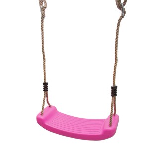 4IQ Siedzisko huśtawki regulowane jasno różowe 9 x 42 x 17 cm