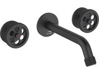 Laveo Bateria podtynkowa Muro 2-uchwytowa czarny