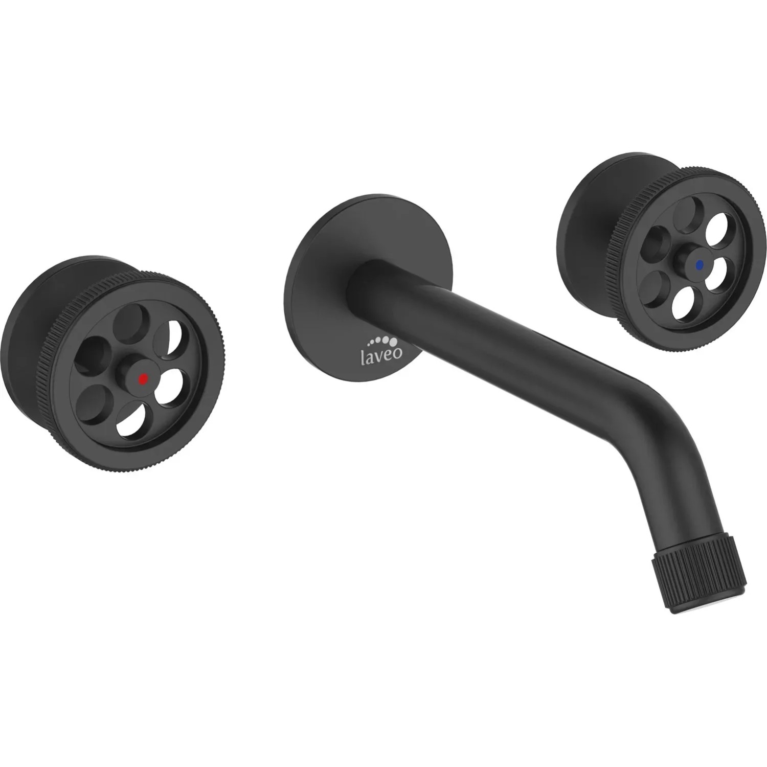 Laveo Bateria podtynkowa Muro 2-uchwytowa czarny