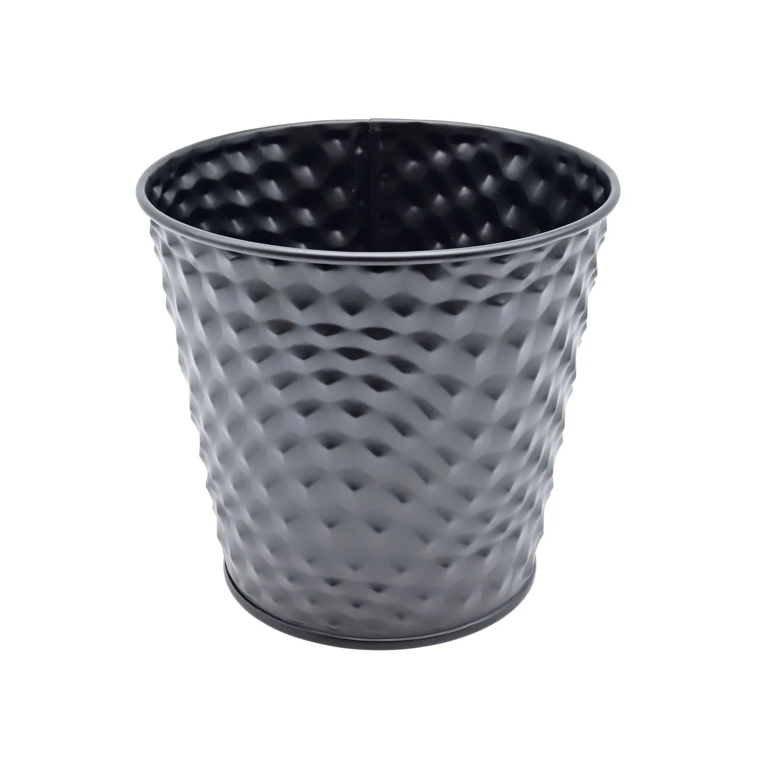 Osłonka metal Sandra black - 15x11,5x14 cm