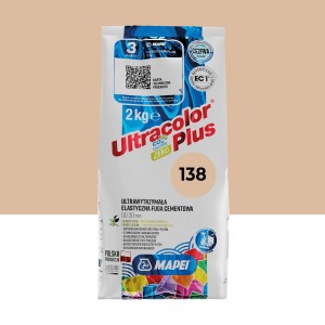 2kg worek fugi do płytek Ultracolor Plus, odcień 138, do płytek.