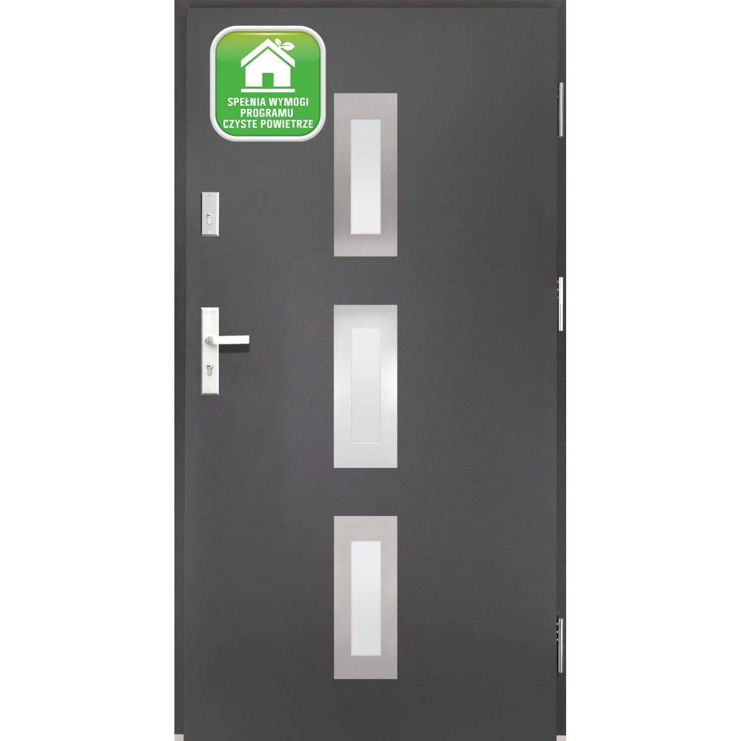 Splendoor Drzwi zewnętrzne Dorno antracyt 90P