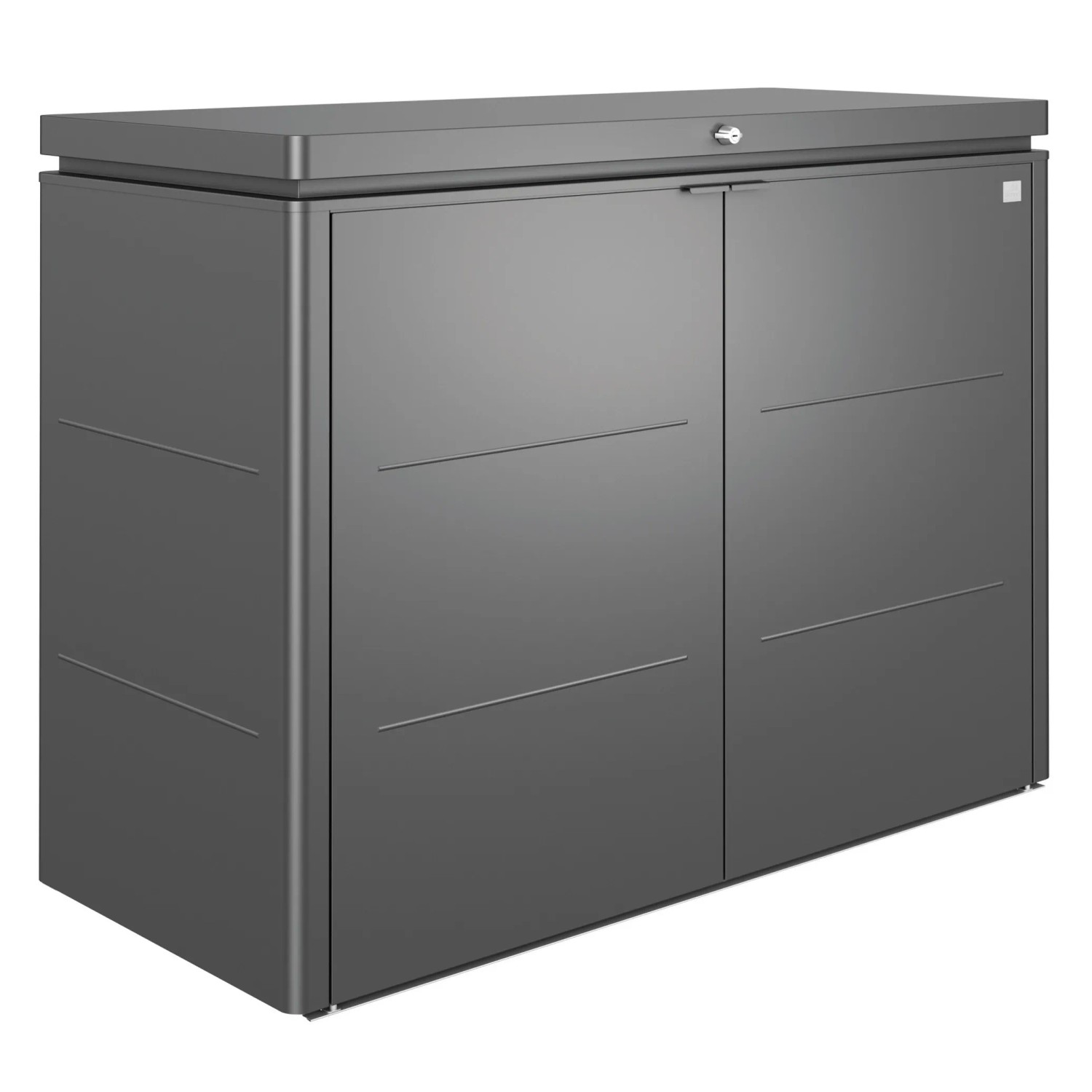 Biohort Skrzynia ogr. HighBoard 160 ciemnoszara metaliczna