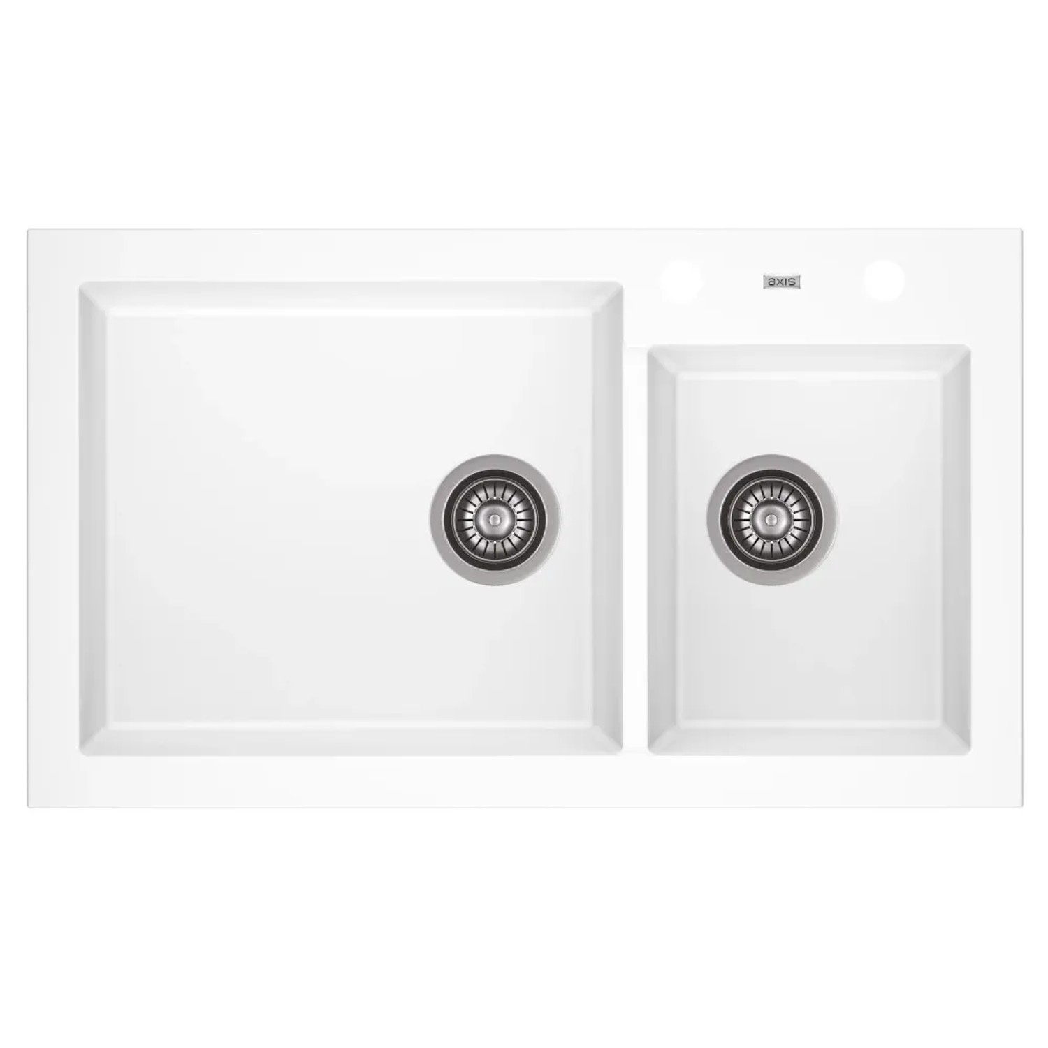 Zlewozmywak A-Point 14 2-kom. pure white 86x50 cm