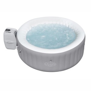 Nadmuchiwane jacuzzi Bestway Lay-Z-Spa St. Lucia AirJet, okrągłe, Ø 170 cm, wypełnione wodą.