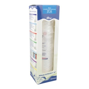 t.b.t. System filtracji: Wkład filtracyjny PP20, 10 cali, do filtracji wody.