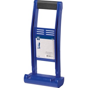 LUX Classic uchwyt do płyt, niebieski plastik, do transportu płyt do 30 kg.