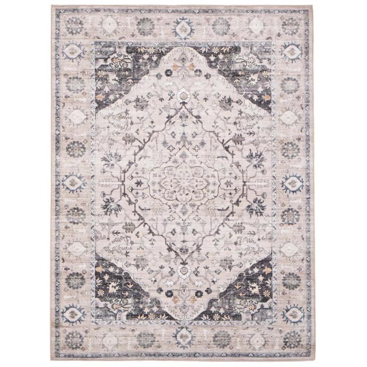 Splendid Dywan drukowany KANOYA mikrofibra 120 x 160 cm beżowy