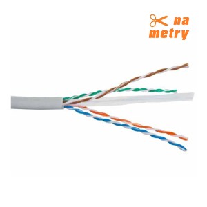 Kabel t.b.t. z żyłami oznaczonymi kolorami do instalacji sieciowych.