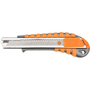 NEO TOOLS Nóż z ostrzem łamanym, metalowy korpus, 18 mm