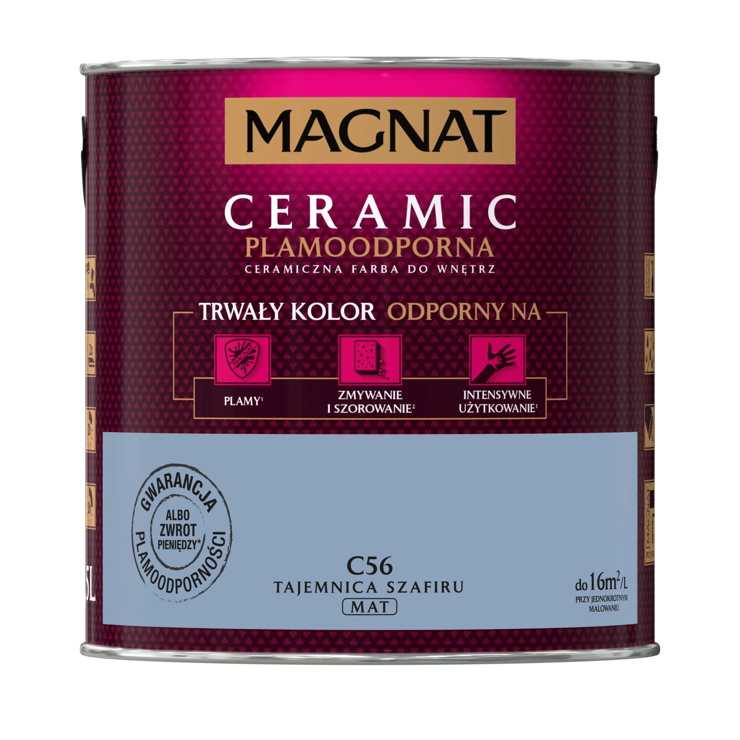 Farba Magnat Ceramic tajemnica szafiru 2,5 l