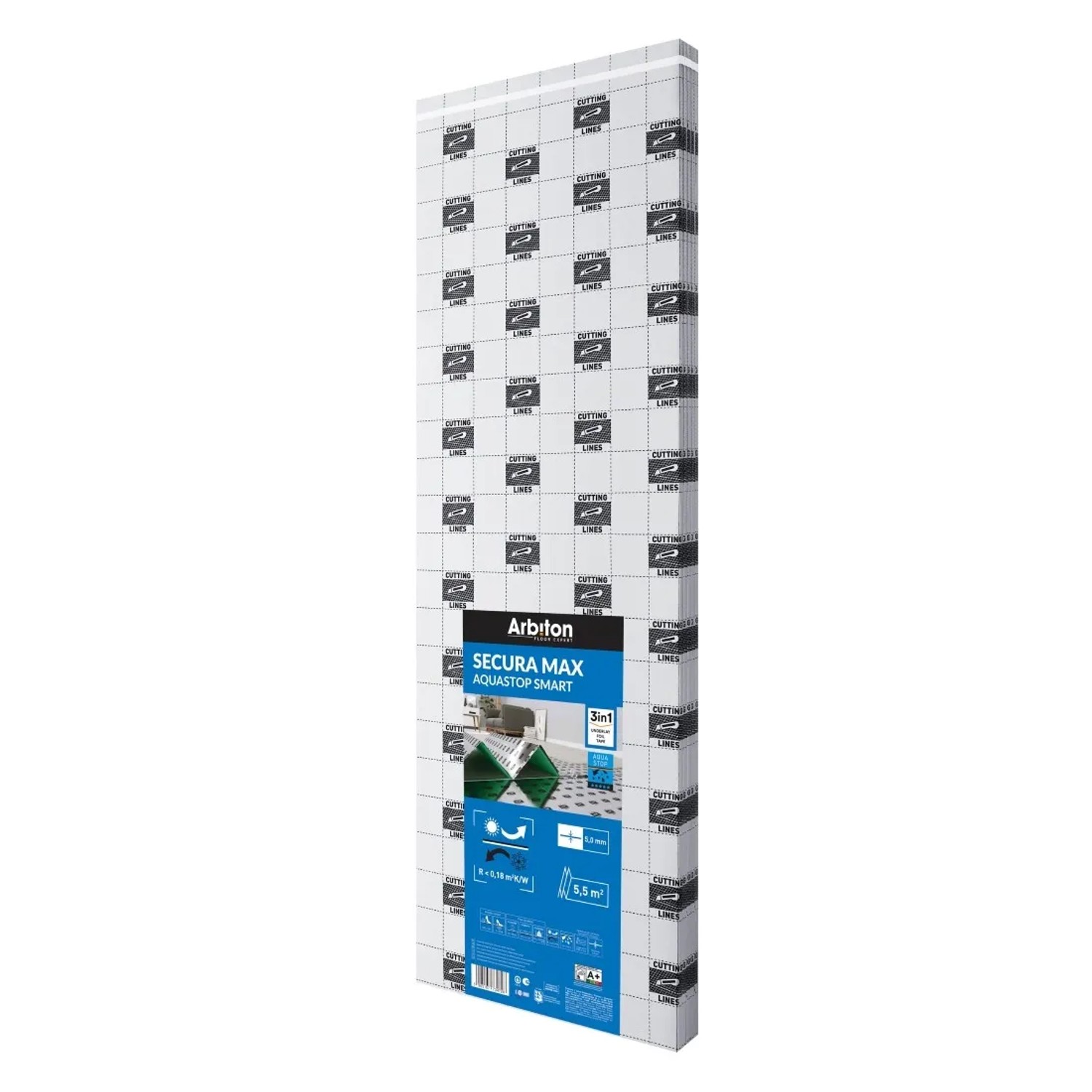 Arbiton Podkład podłogowy Secura Max Aquastop 5 mm
