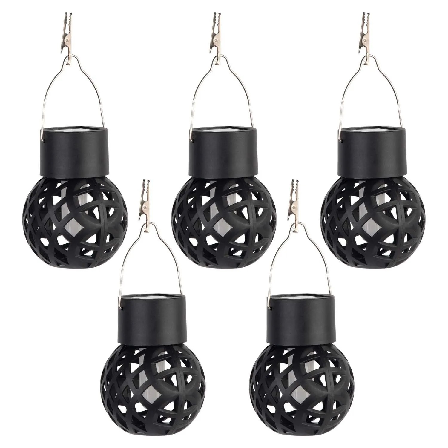 4iQ Zestaw 5 lamp solarnych LUMA 12xLED