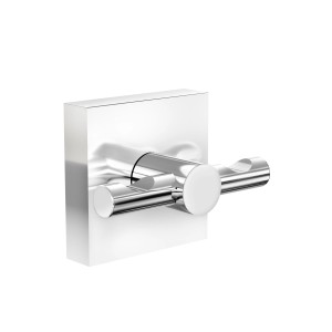 Chromowany haczyk na szlafrok Tesa Ekkro do montażu na ścianie, wieszak na ręczniki.