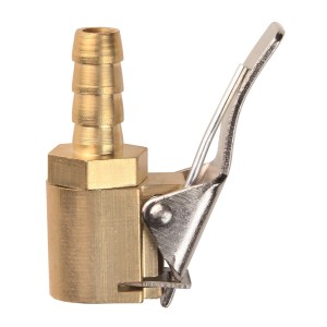 Einhell Złącze Michelin 6 mm do kompresorów, mosiądz z metalowym klipsem.