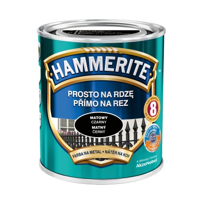 Hammerite Emalia antykorozyjna czarna matowa 700 ml