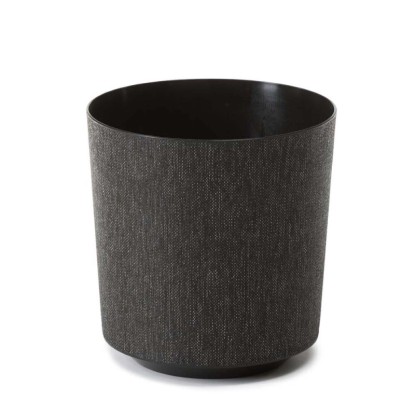 Donica Gama textil czarna - śr. 19 cm