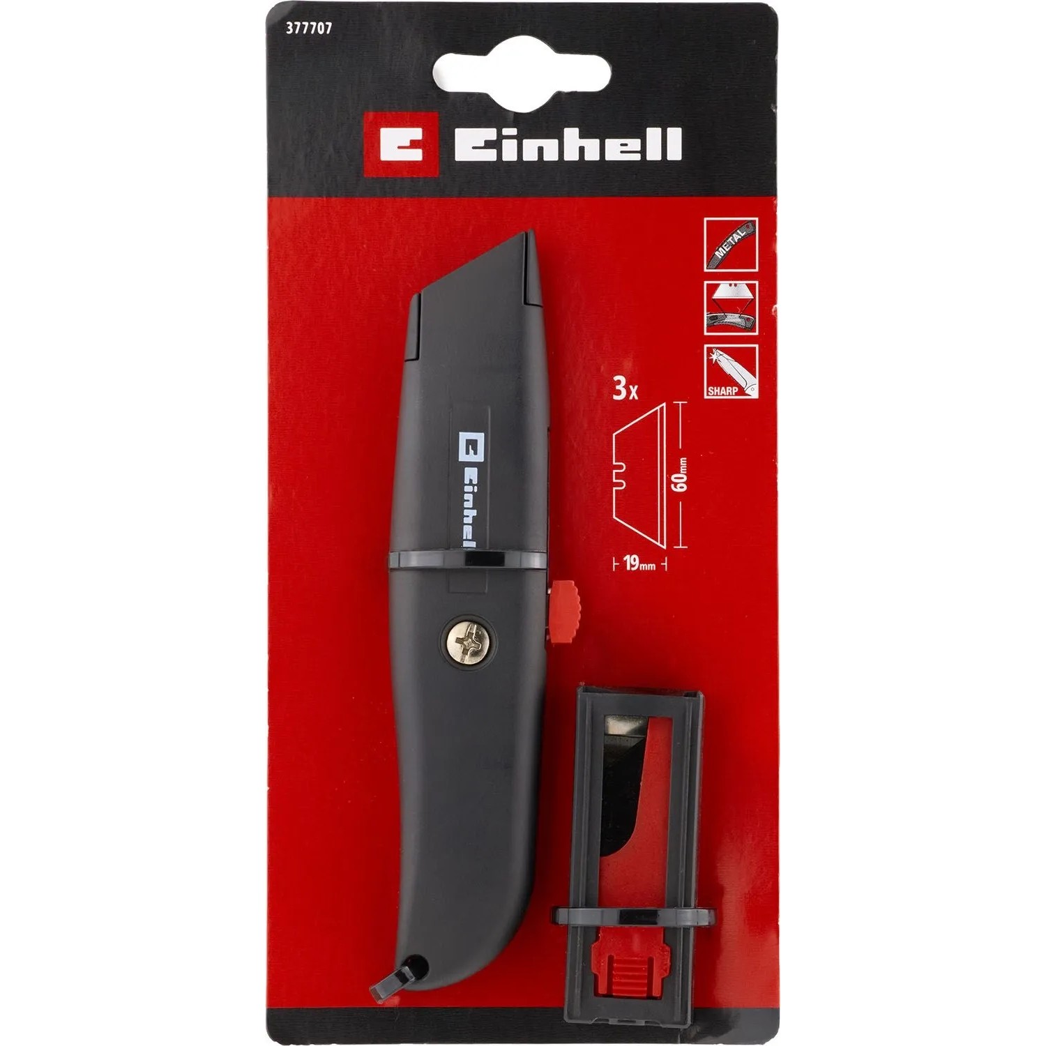 Einhell Nóż z ostrzem trapezowym chowanym 60 mm