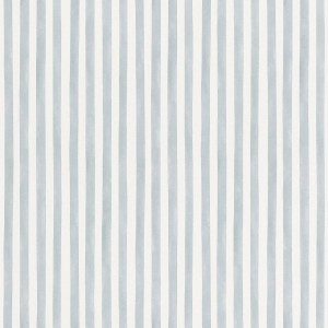 Tapeta flizelinowa Rasch Bambino XIX, jasnoniebieskie paski na białym tle, 10,05x0,53 m.