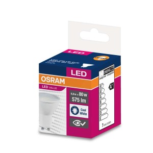 Żarówka LED GU10 Osram w opakowaniu, Cool White