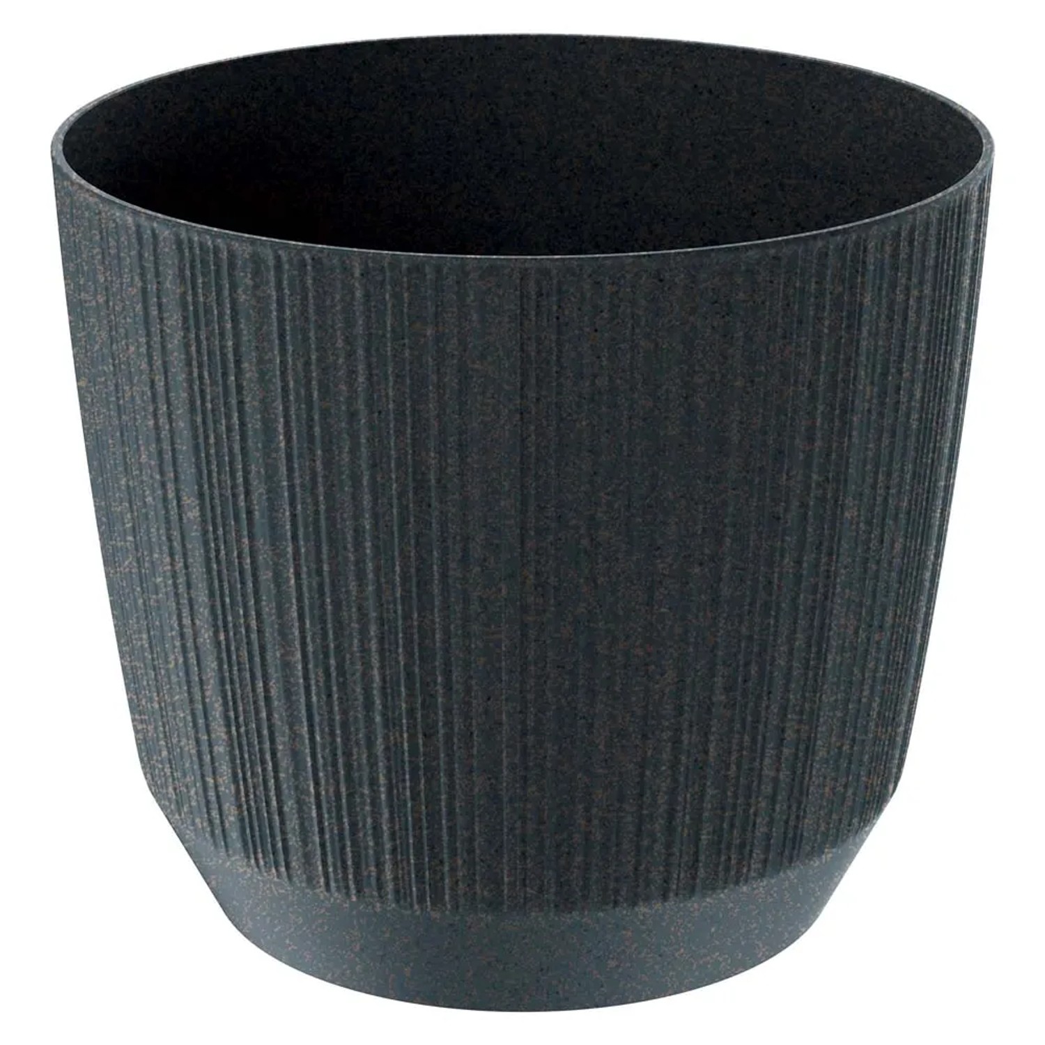 Prosperplast Doniczka Ryfo Wood antracyt - 20 cm