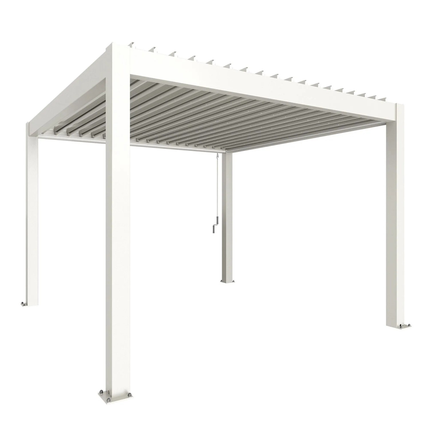 Biohort Pergola 3,5 m x 3,5 m biała