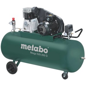 Kompresor Metabo Mega 520-200 D: Wydajny kompresor trójfazowy do wymagających zadań.