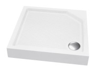 Centrum Brodzik kwadratowy Meryk biały 90 cm x 90 cm x 17 cm