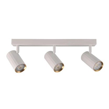 Goldlux Listwa NICEA 3xGU10 biało-złota
