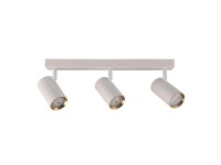 Goldlux Listwa NICEA 3xGU10 biało-złota