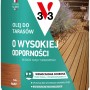 Puszka oleju do drewna t.b.t. do tarasów, odcień Tek, mat. Ochrona drewna do użytku zewnętrznego.